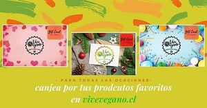 Gift Cards y Regalos at Emporio Vive Vegano - Collection Only in Santiago