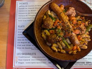 Cassoulet at le Café de la Comédie in Carcassonne
