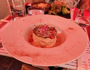 Zucchini vegetable quinoa roulade. at le Café de la Comédie in Carcassonne