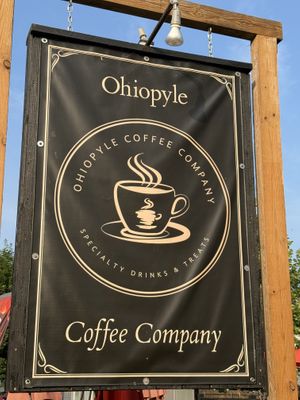 Easy to spot location  at Ohiopyle Coffee in Ohiopyle