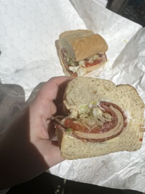 Italian sub  at Firehouse Deli in Gaithersburg