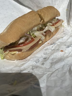 Italian sub at Firehouse Deli in Gaithersburg