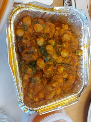 Chana masala at Chefs Kitchen Indian Restaurant in Kidderminster