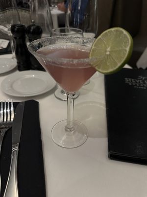 Alcohol is also vegan  at Steve Fields Steakhouse in Plano