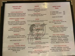 Big O - Menu  at Big O Pizza and Booze in Grand Rapids