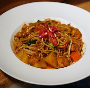 Beefless Kway Tiao at Clover Plant Based Kitchen & Bar  in Central Singapore