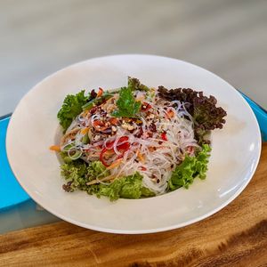 Vegan Glass Noodle Salad  at Clover Plant Based Kitchen & Bar  in Central Singapore