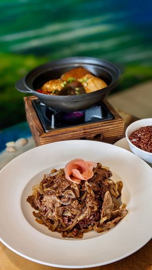 Vegan Gyudon & Yong Tau Foo at Clover Plant Based Kitchen & Bar  in Central Singapore