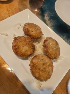 Crab Cakes ~ 4/12/23 at Clover Plant Based Kitchen & Bar  in Central Singapore