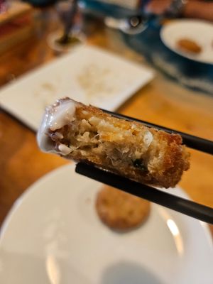 Crab Cakes ~ 4/12/23 at Clover Plant Based Kitchen & Bar  in Central Singapore