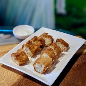 Vegan Sotong Youtiao at Clover Plant Based Kitchen & Bar  in Central Singapore
