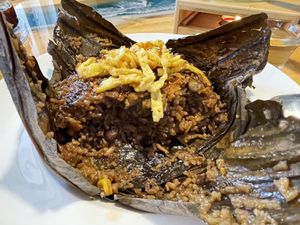 Lotus steamed rice  at Clover Plant Based Kitchen & Bar  in Central Singapore