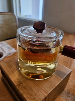 Yuzu Tea ~ 2/1/24 at Clover Plant Based Kitchen & Bar  in Central Singapore