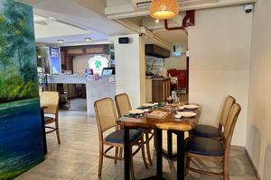 Dining roomm  at Clover Plant Based Kitchen & Bar  in Central Singapore