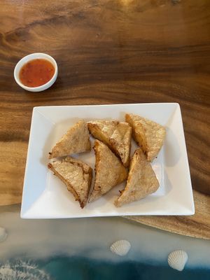 Stuffed tau pok  at Clover Plant Based Kitchen & Bar  in Central Singapore