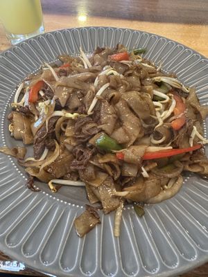 Beefless noodles   at Clover Plant Based Kitchen & Bar  in Central Singapore