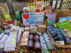 healthfood store items at Northey Street Organic Farmers Market in Windsor