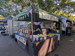 fresh juices at Northey Street Organic Farmers Market in Windsor