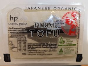 organic tofu at Northey Street Organic Farmers Market in Windsor