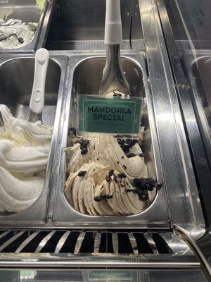 Mandorla Special ice creamm  at Mia Gelateria in Crete
