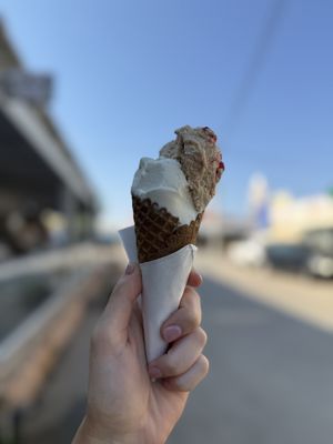   at Mia Gelateria in Crete