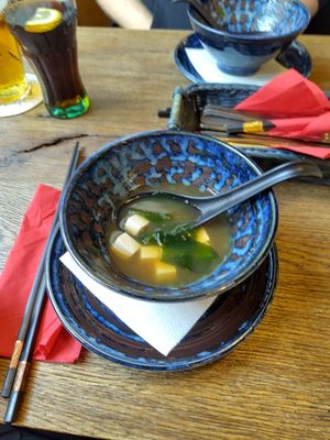 Miso Soup at Memory Restaurant in Prague