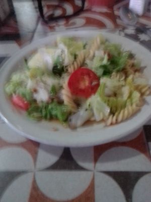 Sorry it's blurry at Super Vegetariano in Morelia