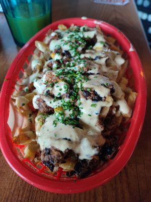 Papas montana at Rockabilly Burger Bar - Las Ramblas in Gran Canaria