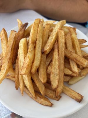 Fried potatoes   at Taverna Agali in Folegandros