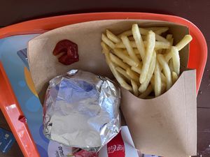 Impossible Burger Set  at Chubby's Kitchen in Abu Dhabi