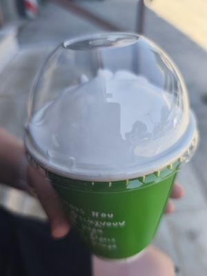 Vegan Cappuccino at Gregory's - Ialisos in Rhodes