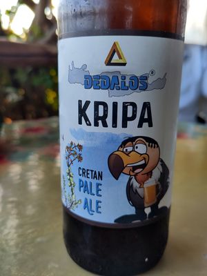 Pale ale at Sirocco in Crete