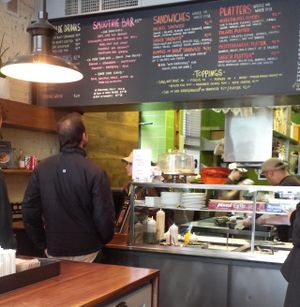 A smallish but clean busy place. at Taïm - Nolita in New York City