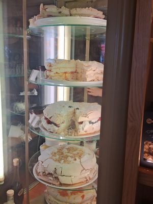 meringues at Capuccino Cafe Jastarnia in Jastarnia