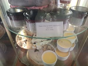 one of the vegan desserts at Capuccino Cafe Jastarnia in Jastarnia