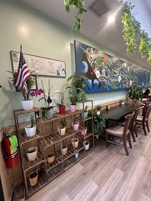 Seating  at Ramen O'Bowl in Cambridge