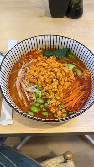 Spicy Ramen  at Ramen O'Bowl in Cambridge
