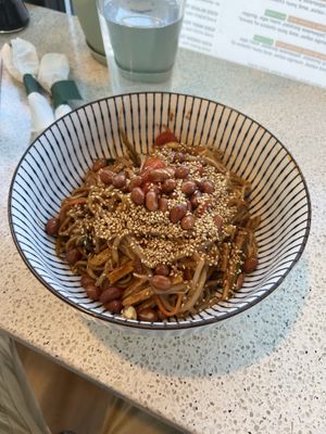 Mala cold ramen  at Ramen O'Bowl in Cambridge