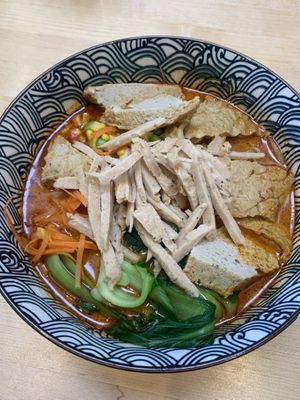 Malaysian Curry Ramenn  at Ramen O'Bowl in Cambridge
