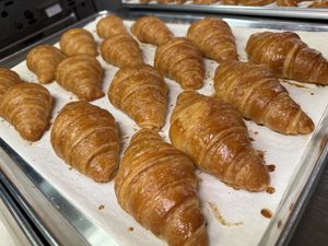 Buttery croissants fresh out of the ovenn  at Nishi's Vegan Creations in Stroudsburg
