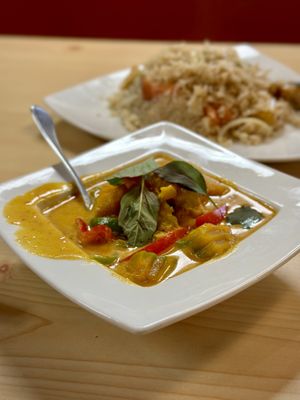 Pumpkin Curry with Tofu  at Tara Thai  in Redondo Beach