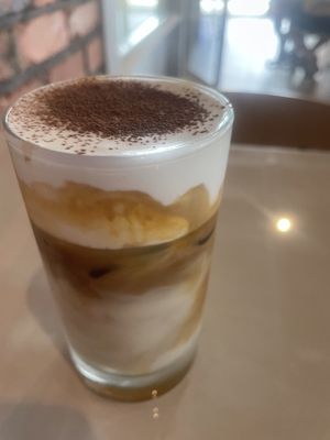 Tiramisu latte with oat milk   at Wownana in Petaling Jaya