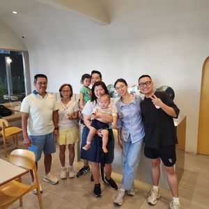 Photo with the owners at Wownana in Petaling Jaya