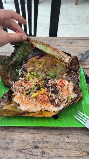 Nasi Bakar at Greenshot Vegan Coffee in Denpasar