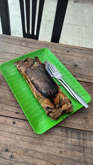 Nasi Bakar at Greenshot Vegan Coffee in Denpasar