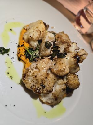 Cauliflower & Sweet Potato Puree at Ankora in Cavtat