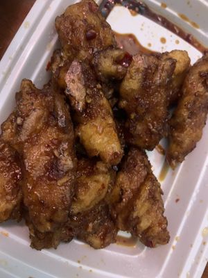 General Tso’s “chicken" at Szechuan Tokyo in Sea Girt