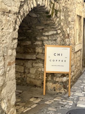   at Chi Coffee in Trogir