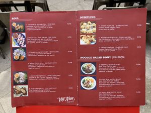 Menu 1  at Vietnam Street Food in Athens