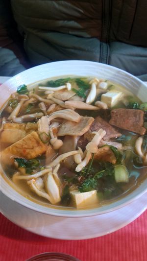 Udon vegan rice noodle at Vietnam Street Food in Athens